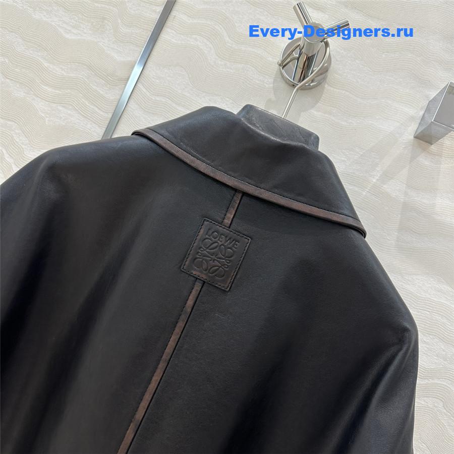 L0ew* leather jacket