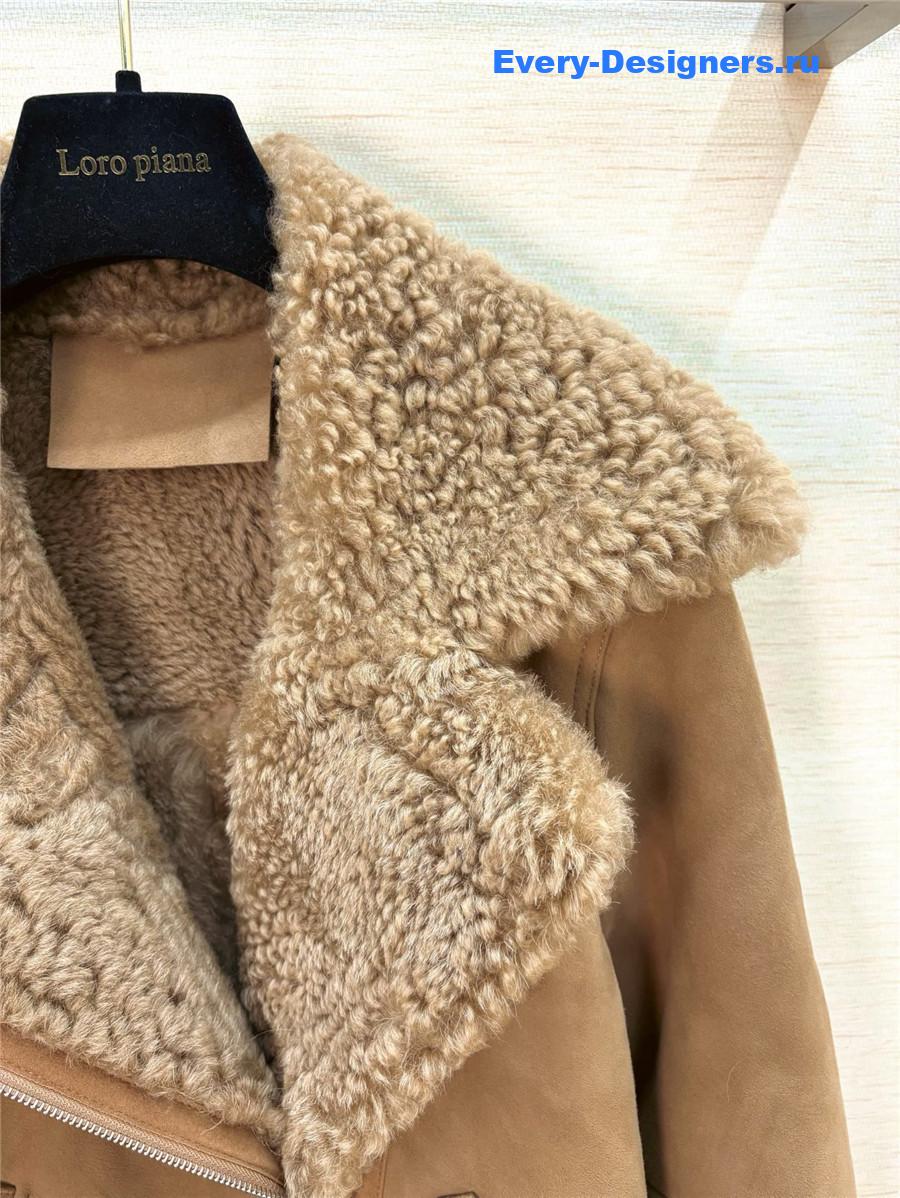 L0r0 P1ana shearling coat