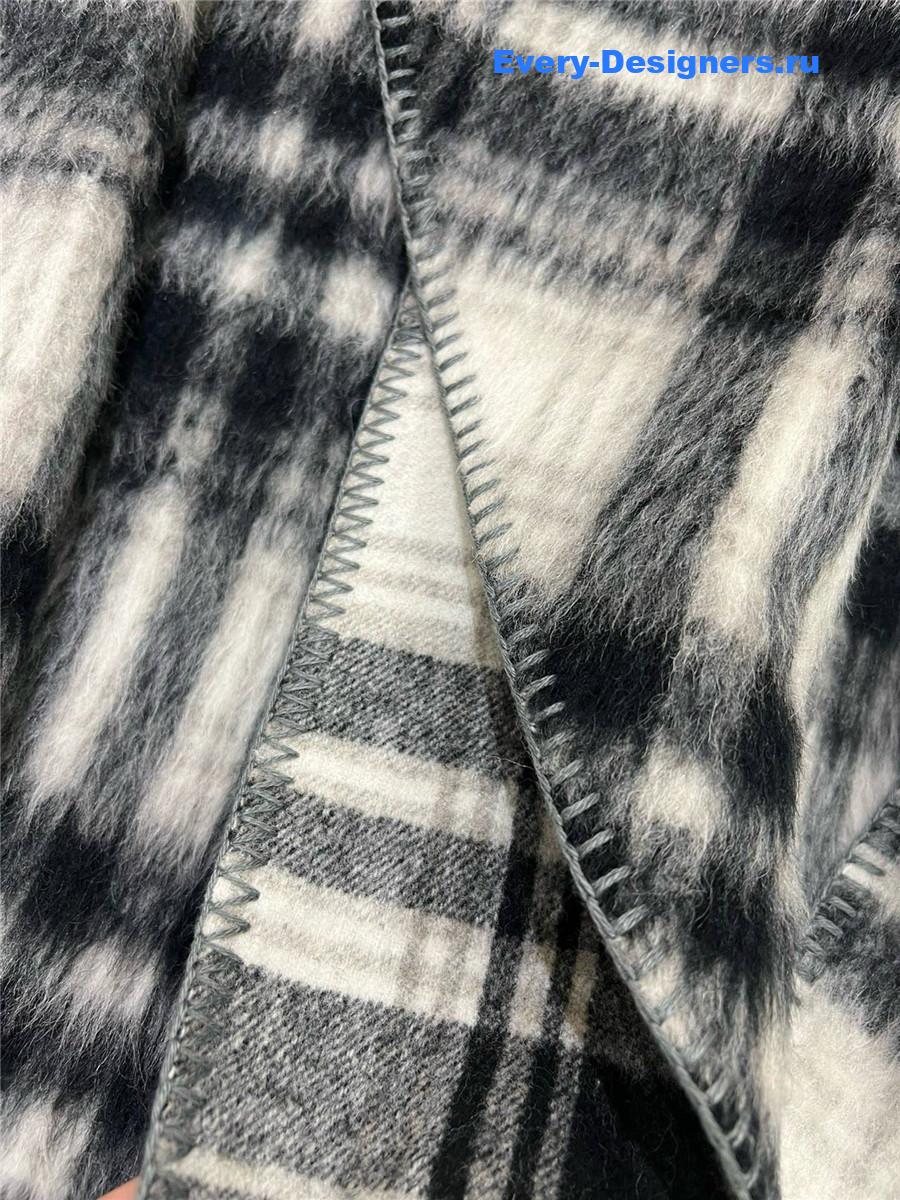 L0ew* classic check coat