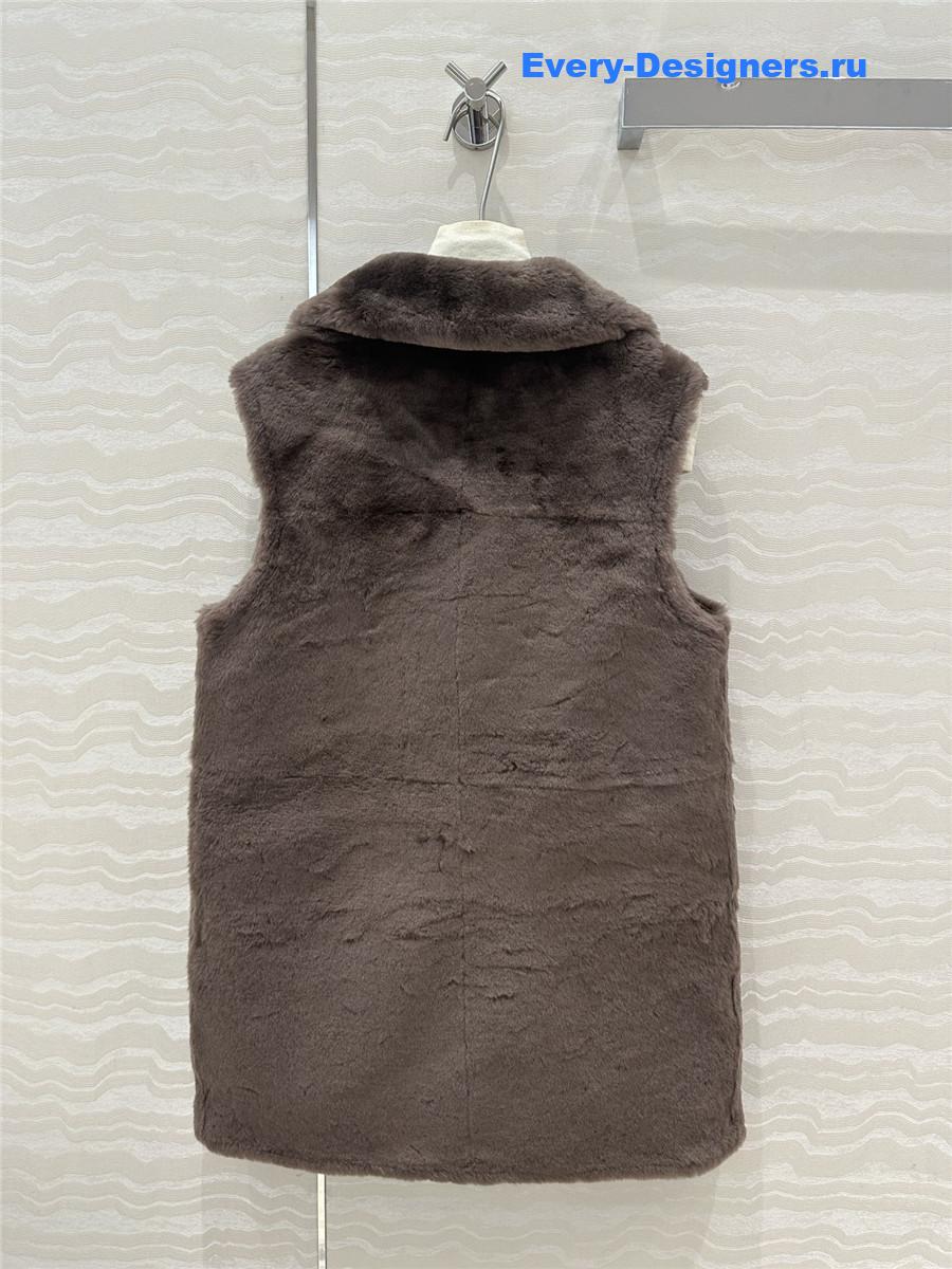 H**me5 shearling vest