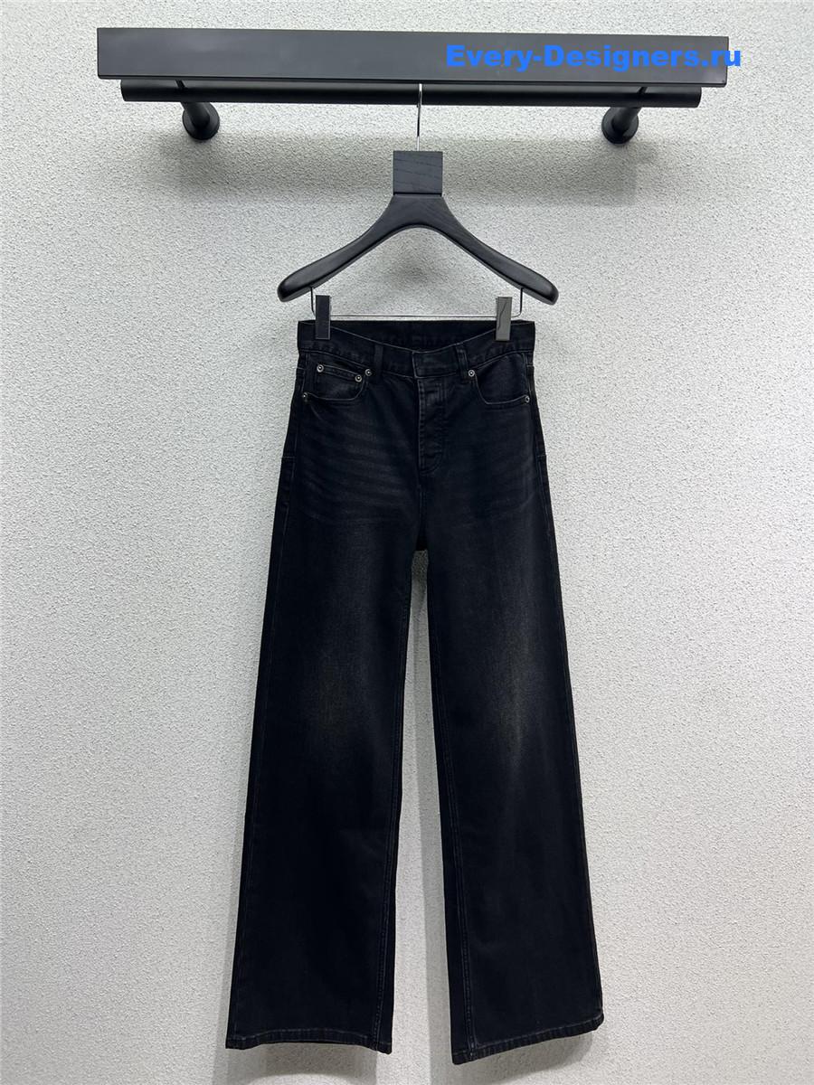 D10r denim straight trousers