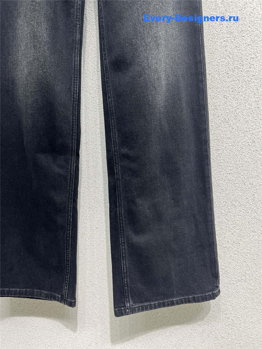 D10r denim straight trousers