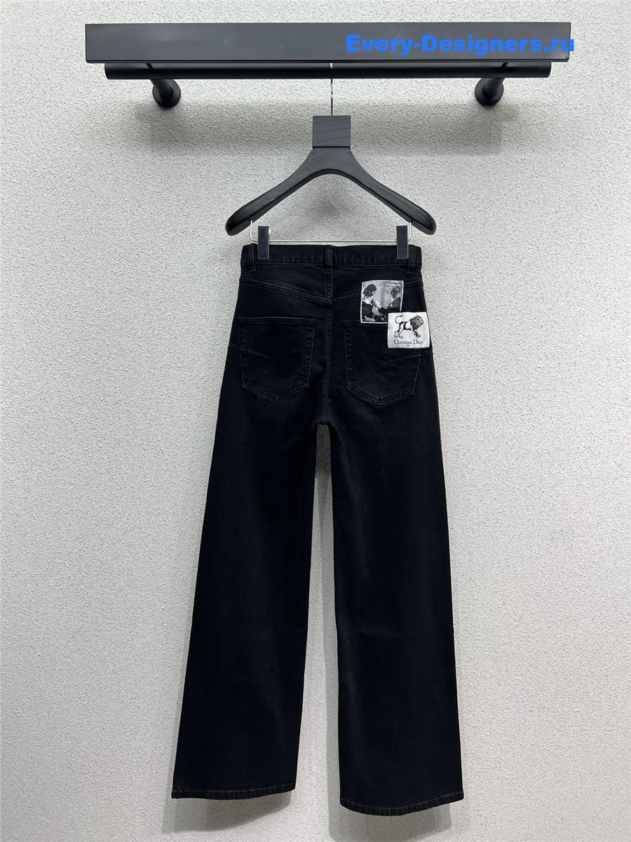 D10r denim straight trousers