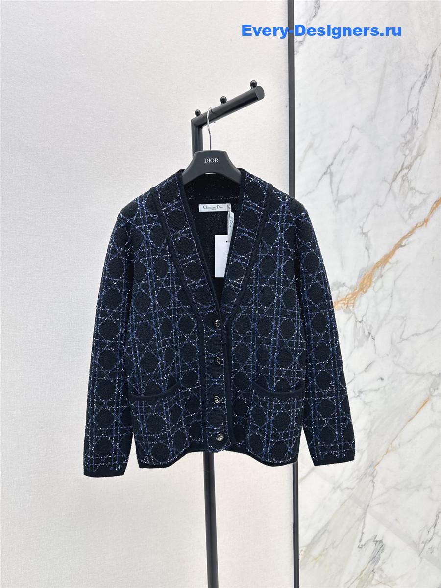 D10r cannage knit cardigan