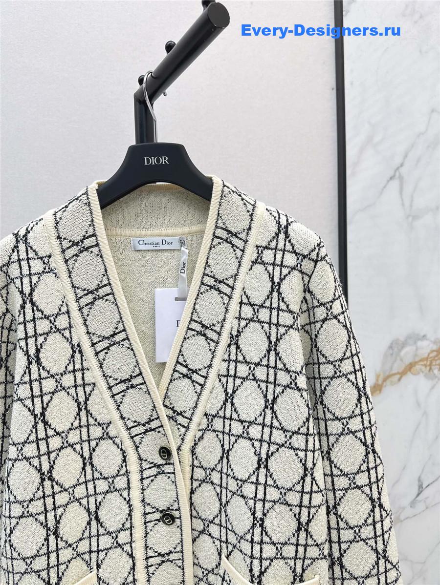 D10r cannage knit cardigan