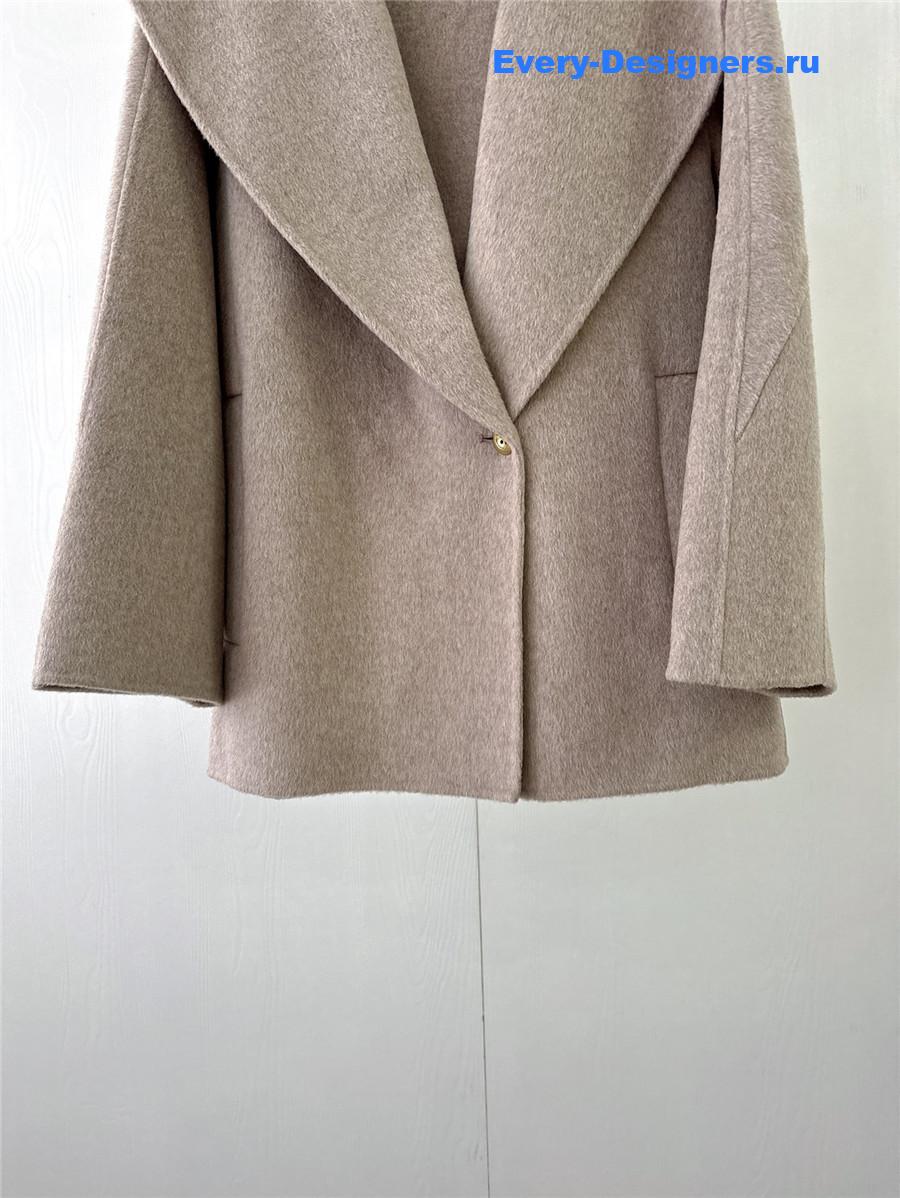 L0r0 P1ana cashmere and wool pea coat