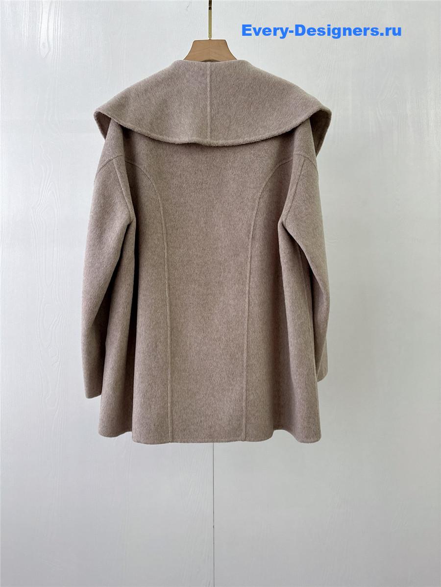 L0r0 P1ana cashmere and wool pea coat