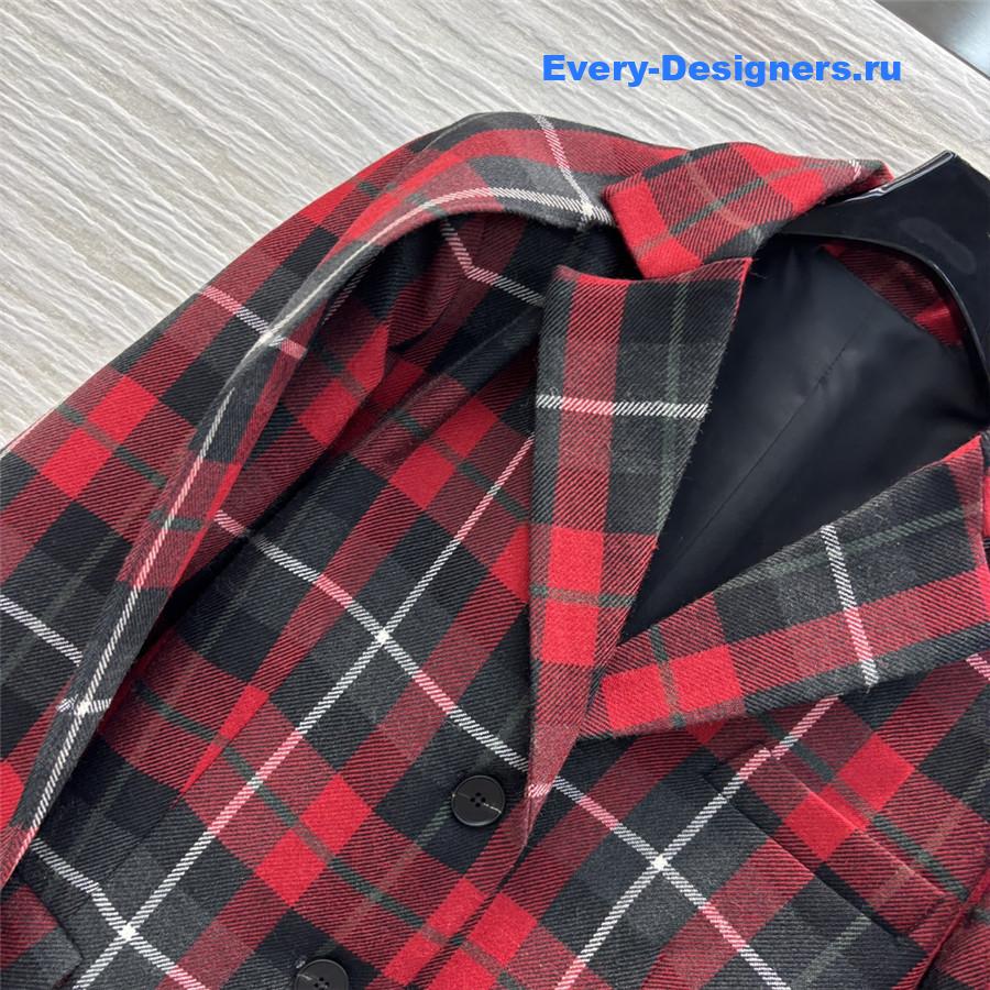 D10r slim-fit wool blazer