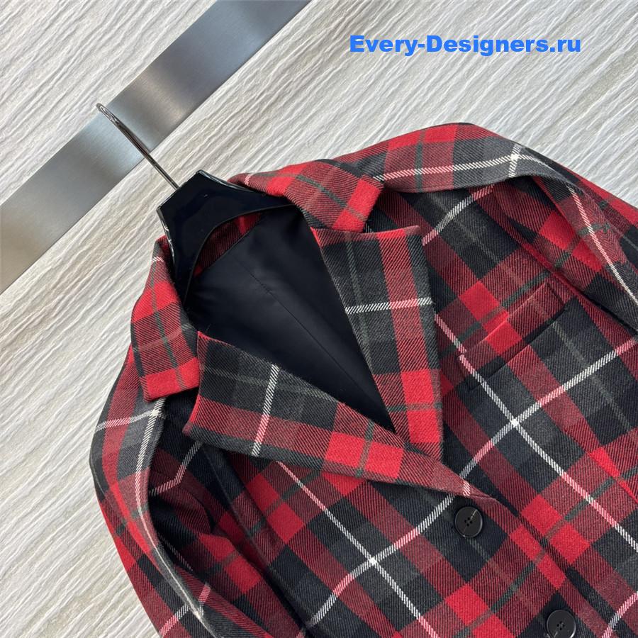 D10r slim-fit wool blazer