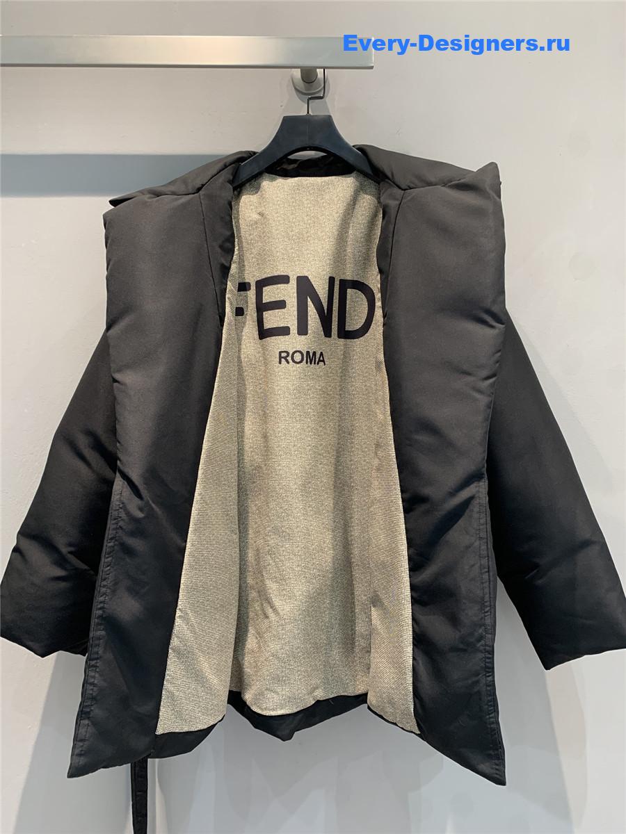F**di mid-length down jacket