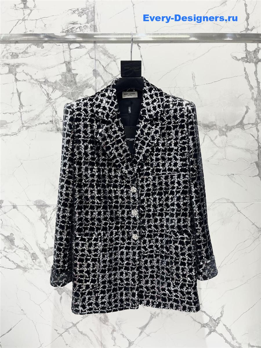 Y51 sequined jacket sequined suit