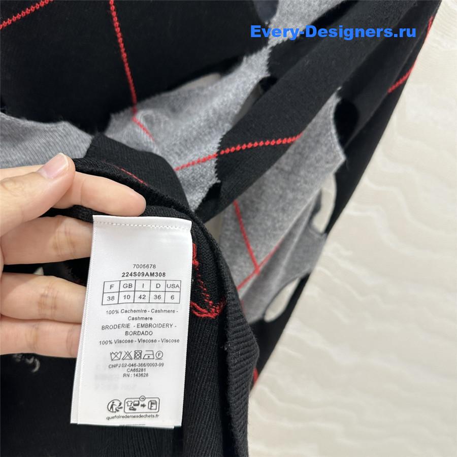 d10r openwork D1am0nd motif sweater