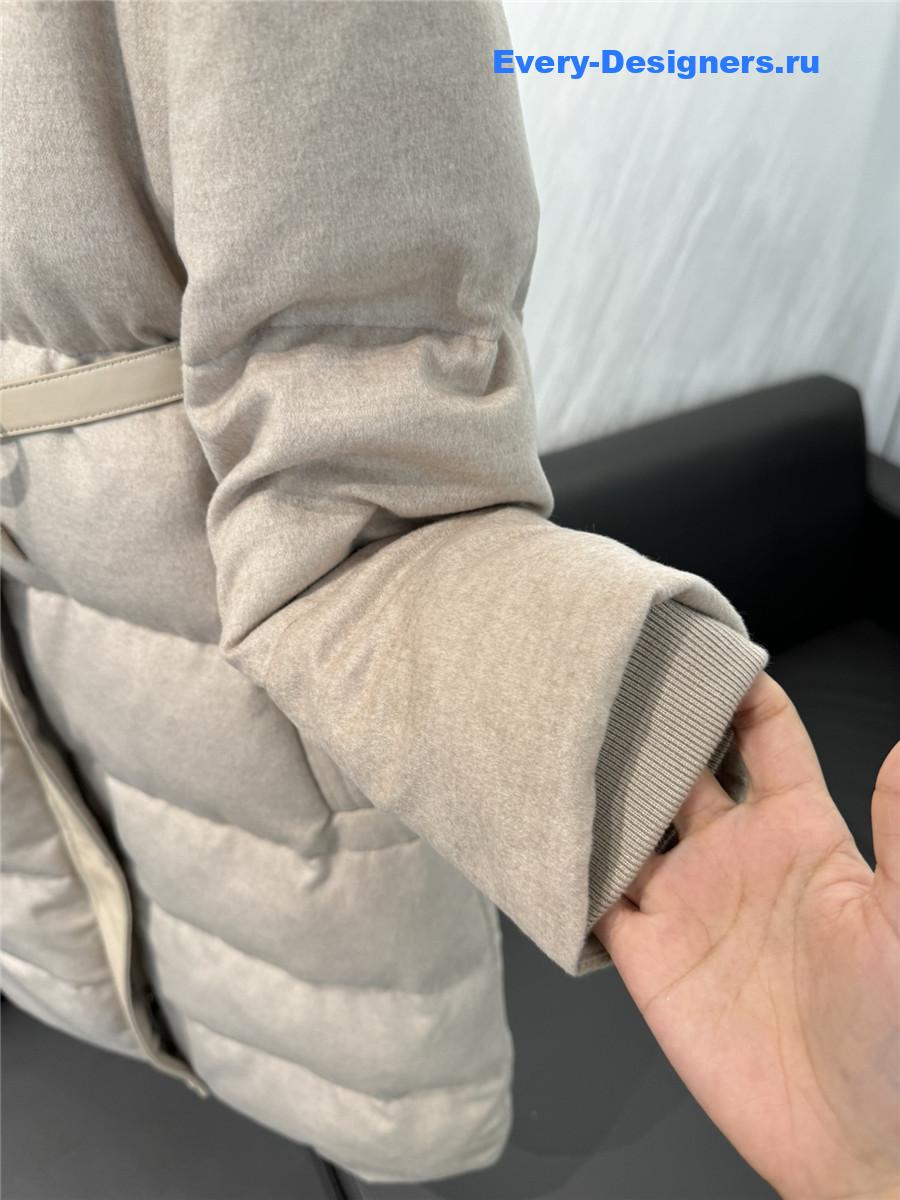 L0r0 P1ana cashmere and goose down jacket