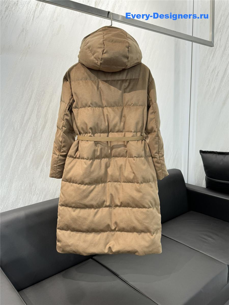 L0r0 P1ana cashmere and goose down jacket