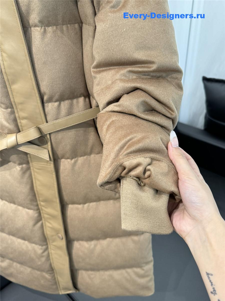 L0r0 P1ana cashmere and goose down jacket