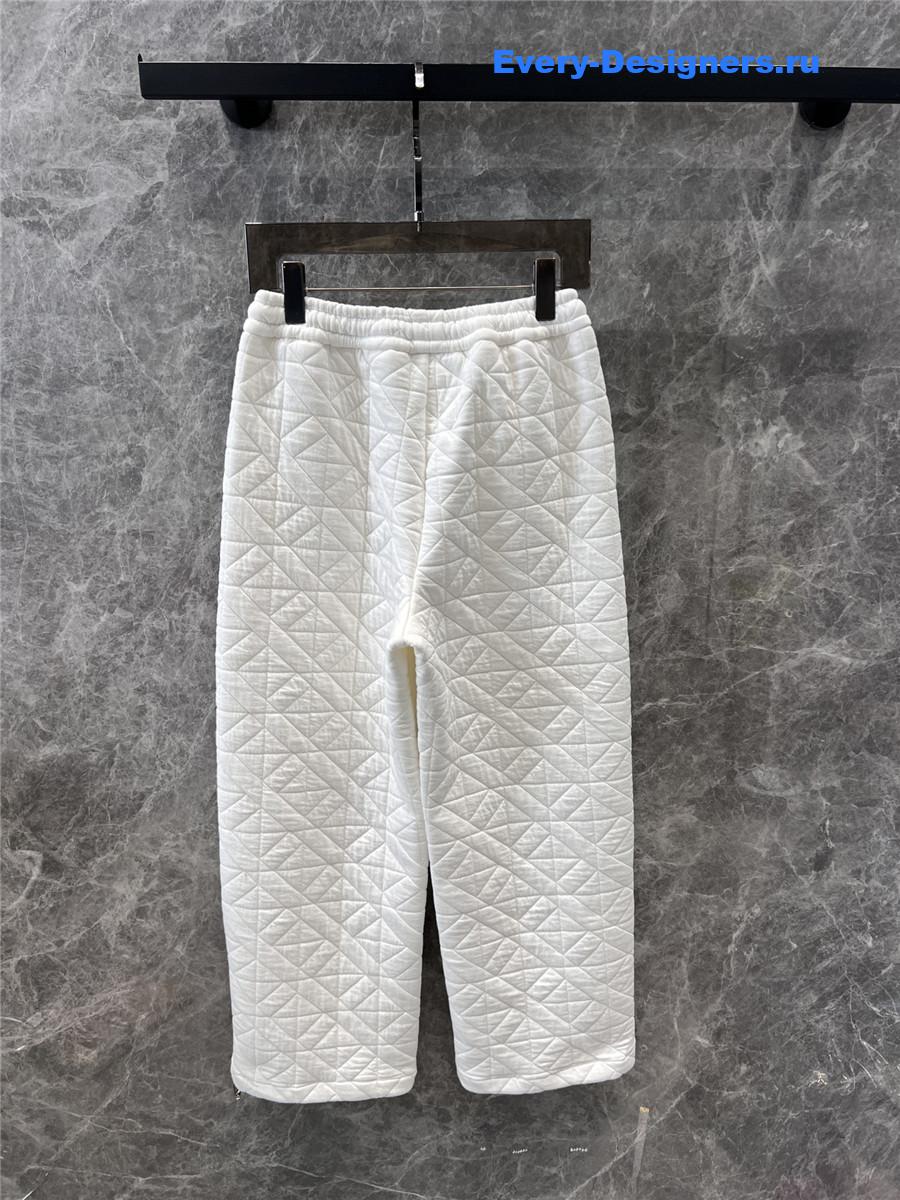 D10r quilted jacket + cuffed cotton pants set