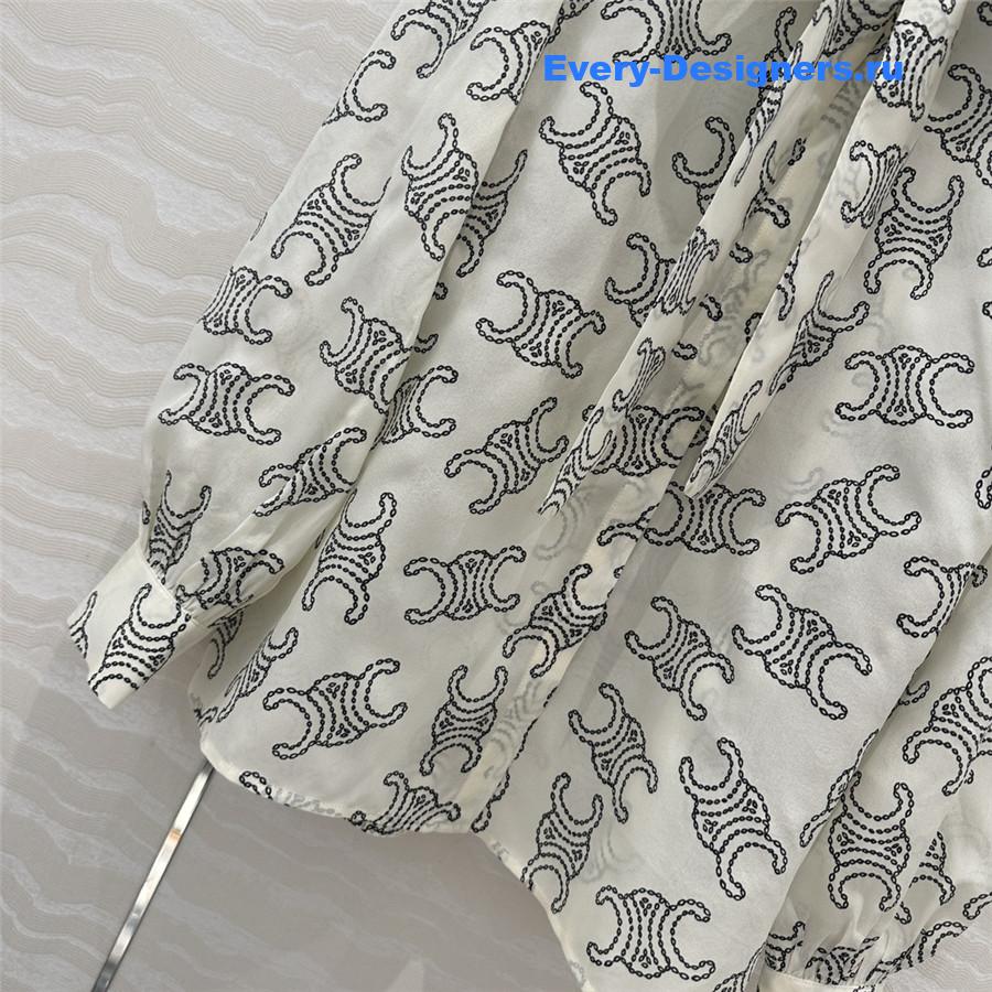 Ce1i*e arc de triomphe print real shirt