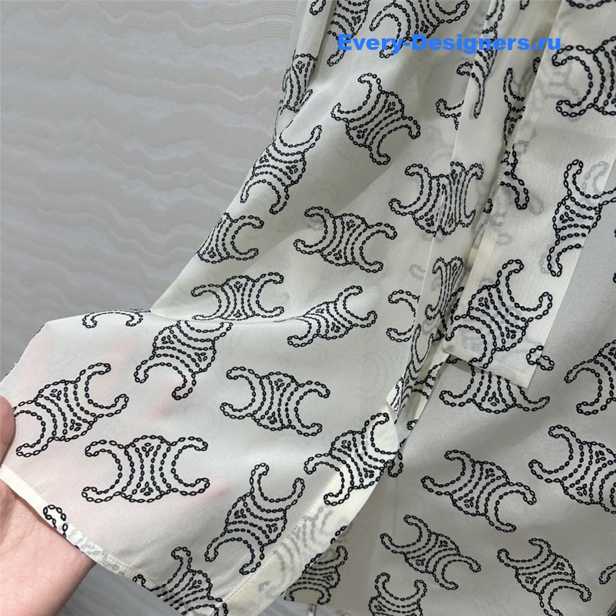 Ce1i*e arc de triomphe print real shirt