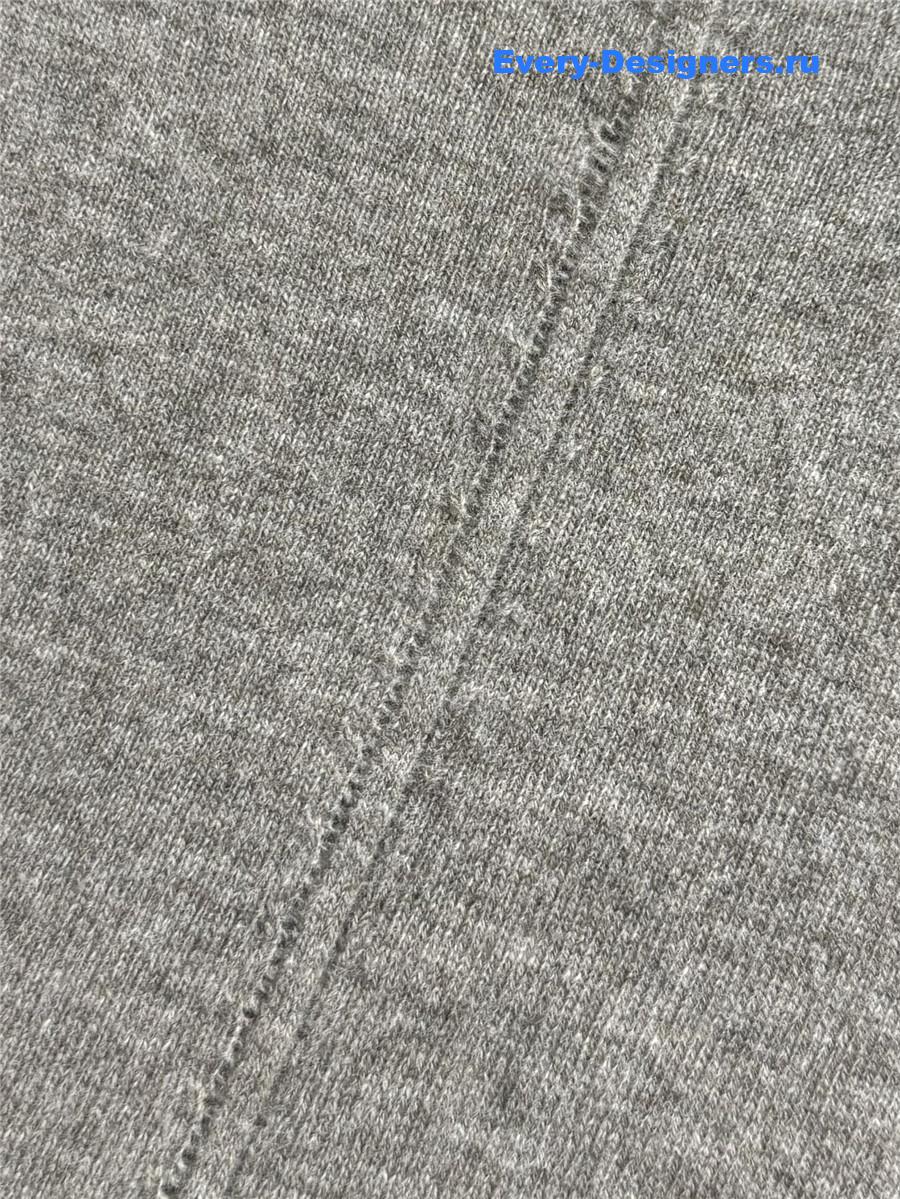 Y51 openwork cashmere sweater taupe