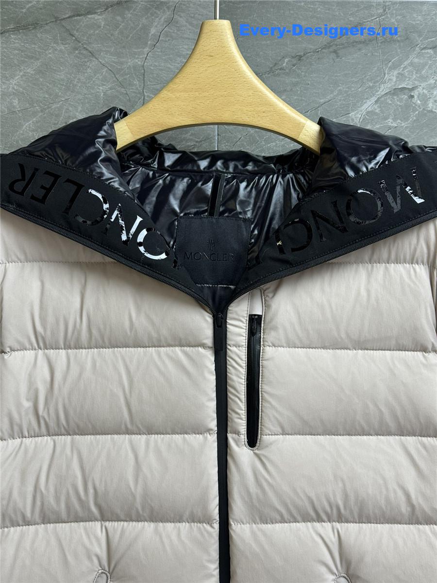 Moncler Black Label Slim Fit Down Jacket