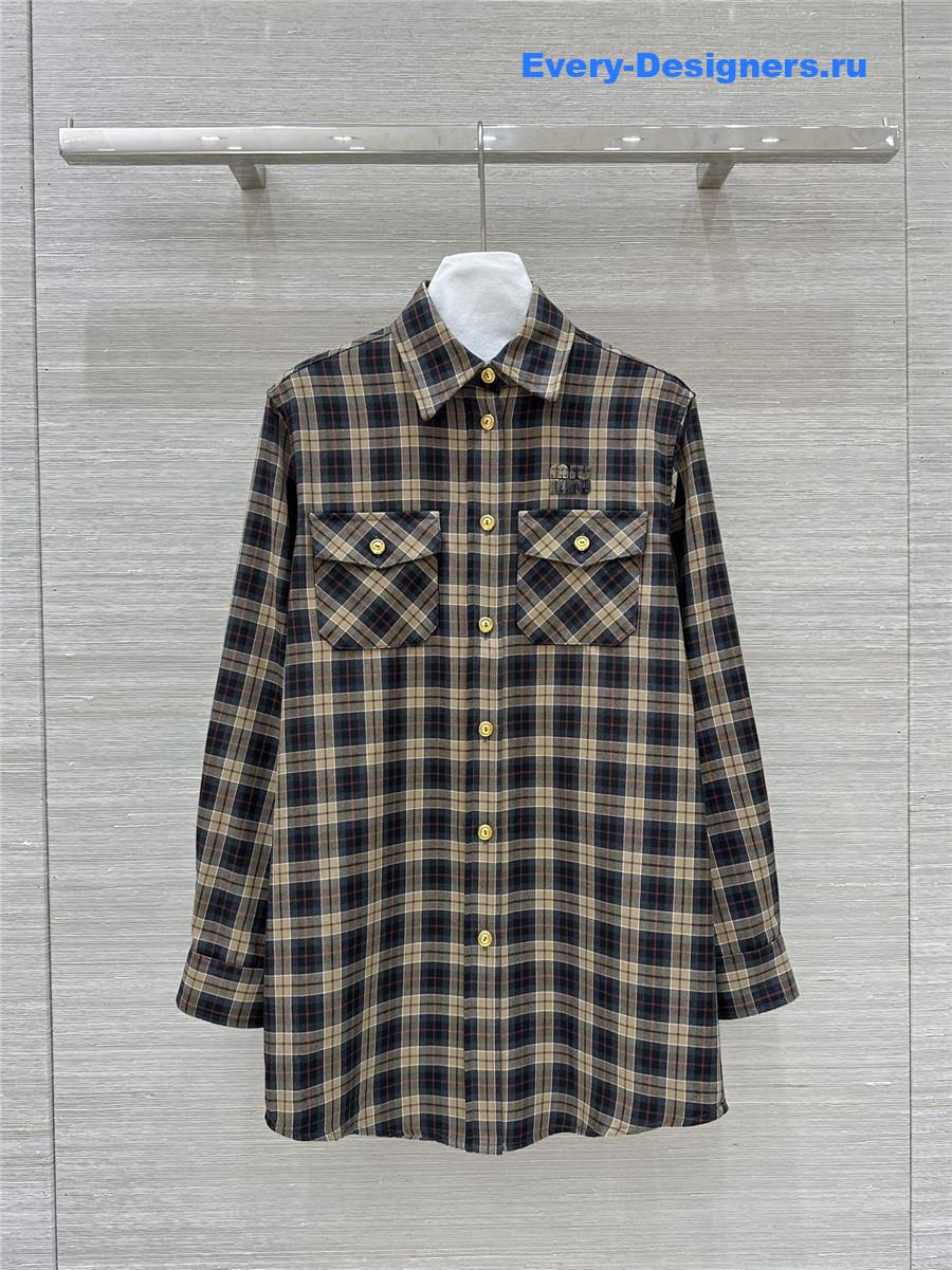 M1um1u preppy long shirt