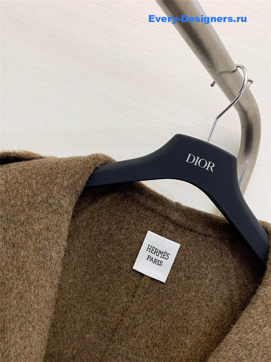 H**me5 hooded wool coat