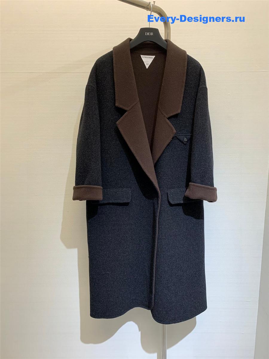 b0tt*ga Ven*ta colorblock wool coat