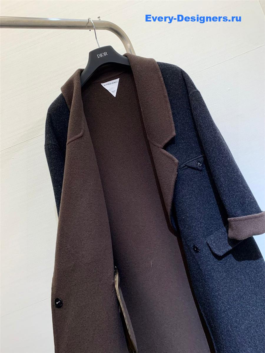 b0tt*ga Ven*ta colorblock wool coat