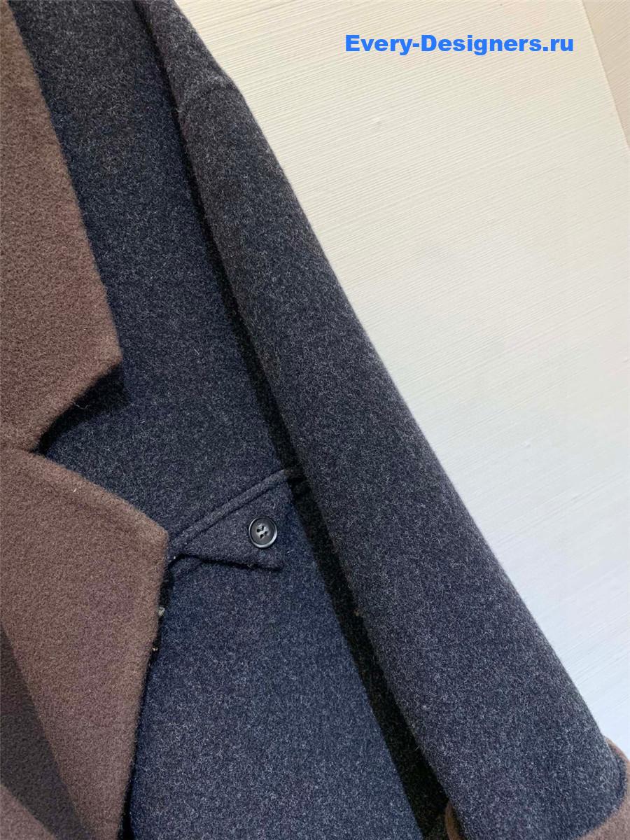 b0tt*ga Ven*ta colorblock wool coat