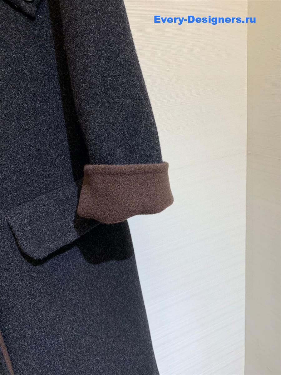 b0tt*ga Ven*ta colorblock wool coat