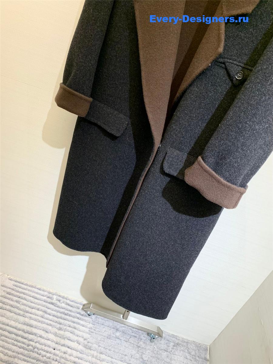 b0tt*ga Ven*ta colorblock wool coat