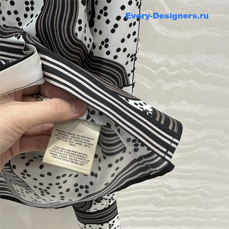 H**me5 printed silk shirt