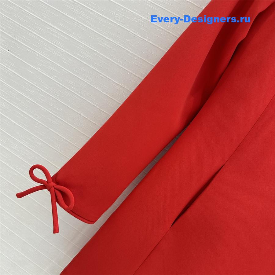 Va1e*ntin0 bow long sleeve dress