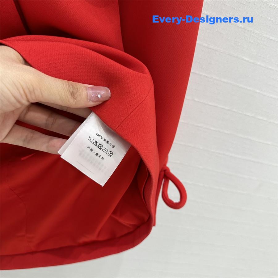 Va1e*ntin0 bow long sleeve dress