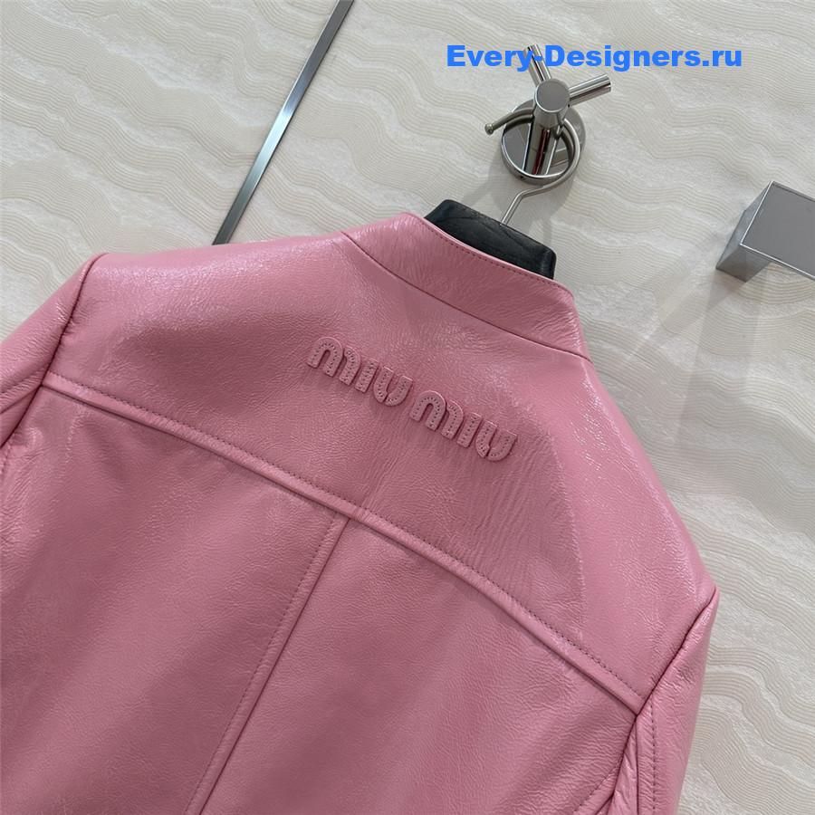 M1um1u leather jacket