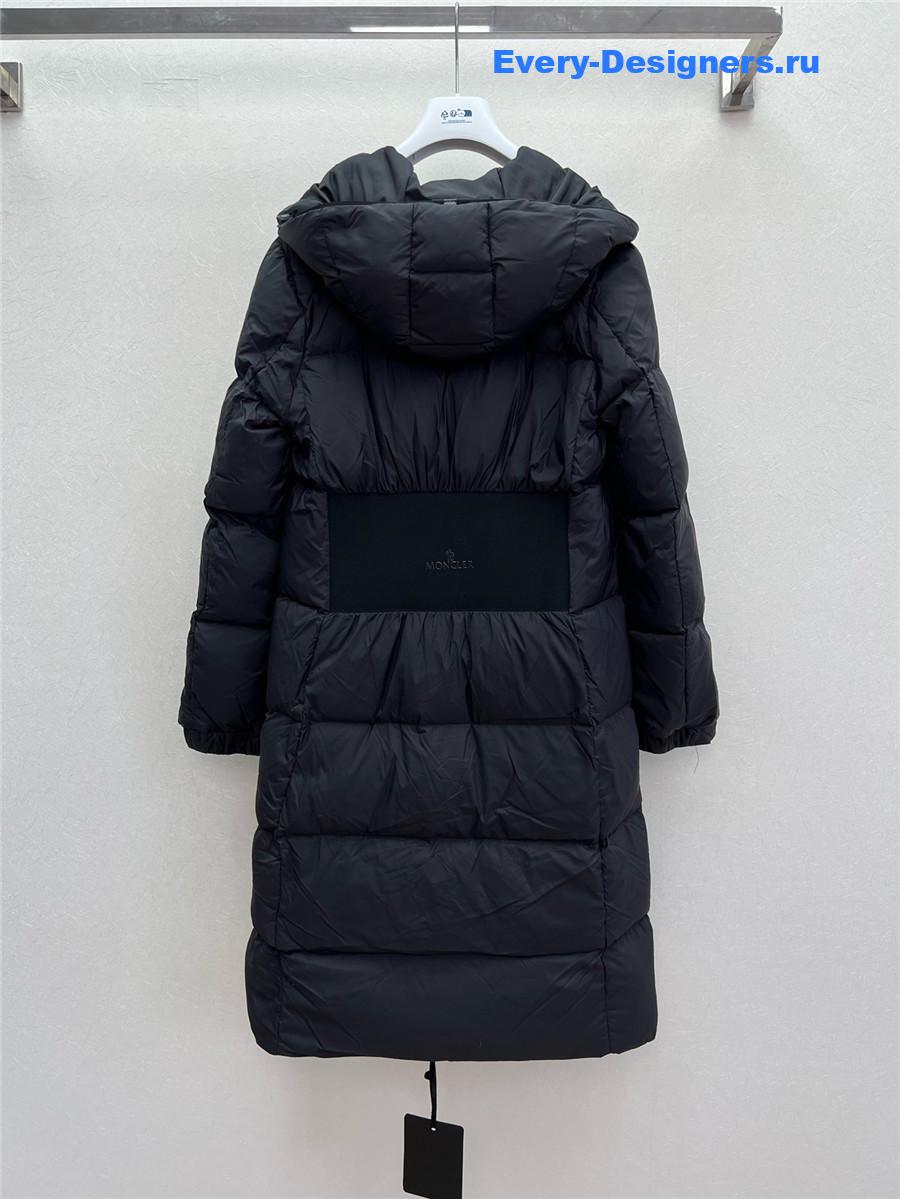 Moncler Long Hooded Down Jacket