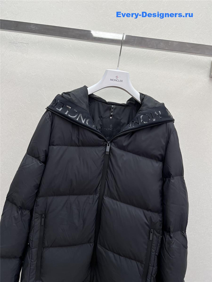 Moncler Long Hooded Down Jacket