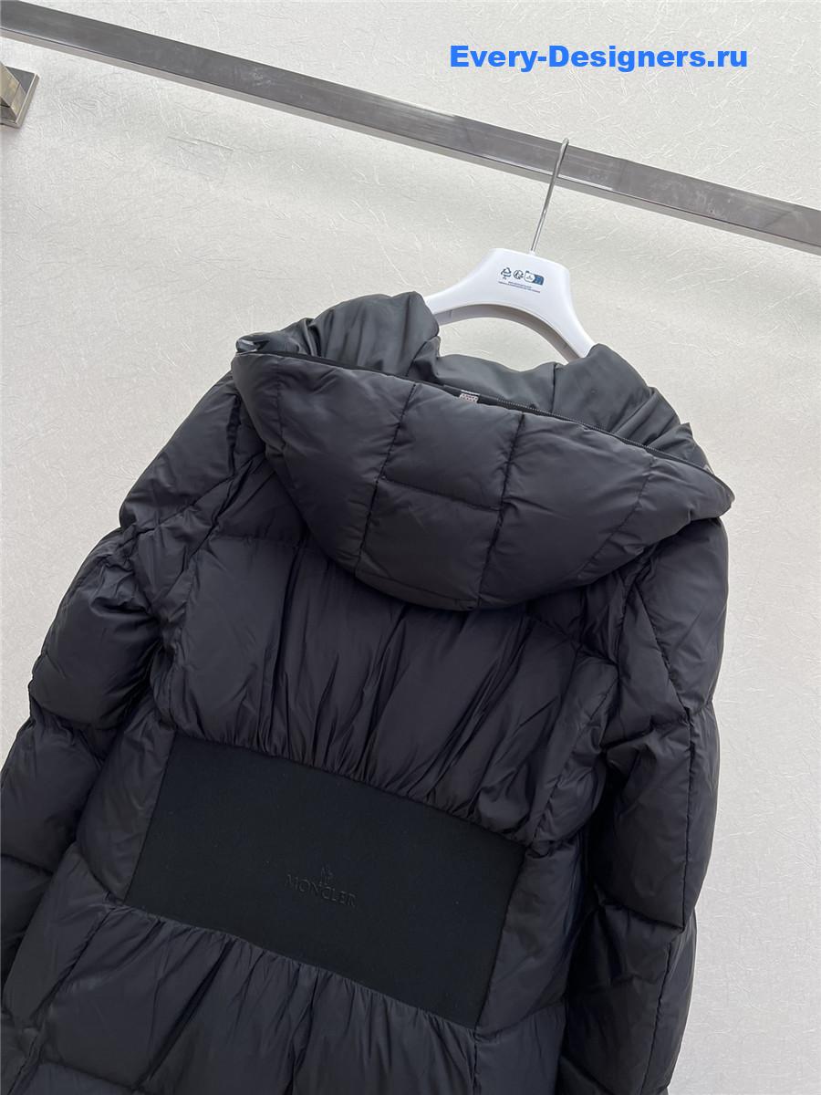 Moncler Long Hooded Down Jacket