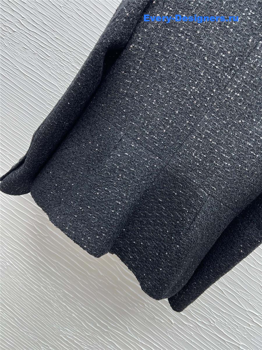 Ch**el lapel sequined jacket
