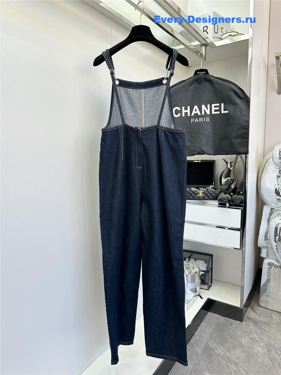 Ch**el double pocket micro logo overalls