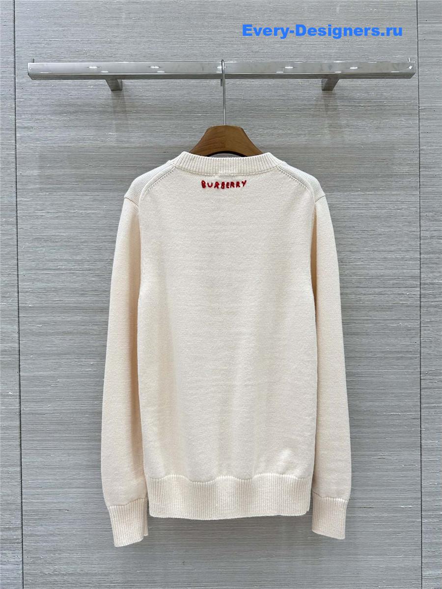 Bv*b*rry b snake wool sweater in natural