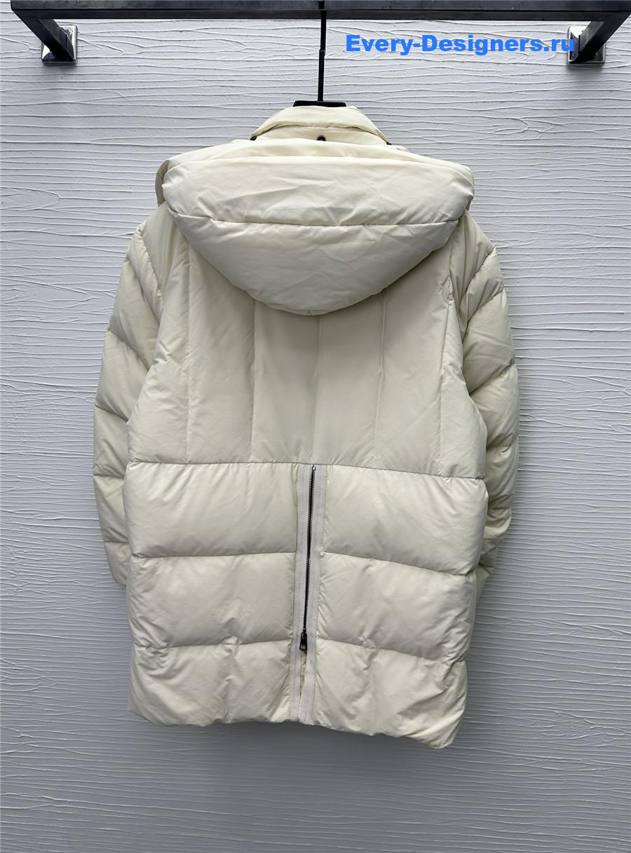 Moncler hooded goose down jacket