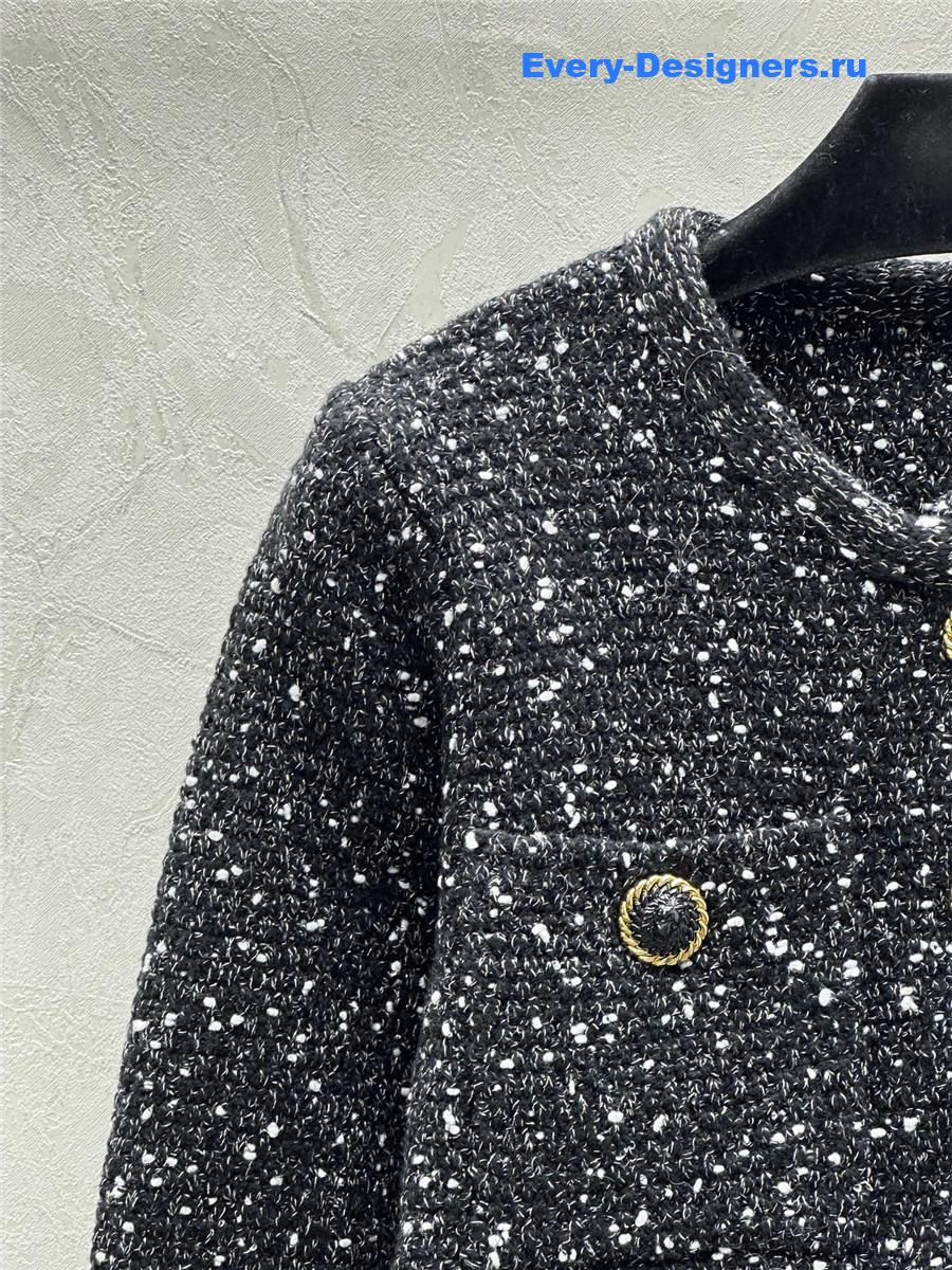 Balmain lapel button-down cardigan