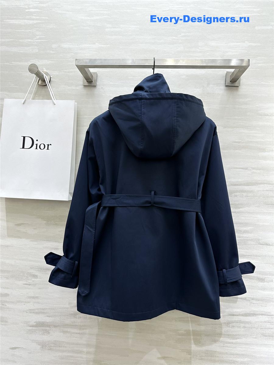 D10r hooded trench coat