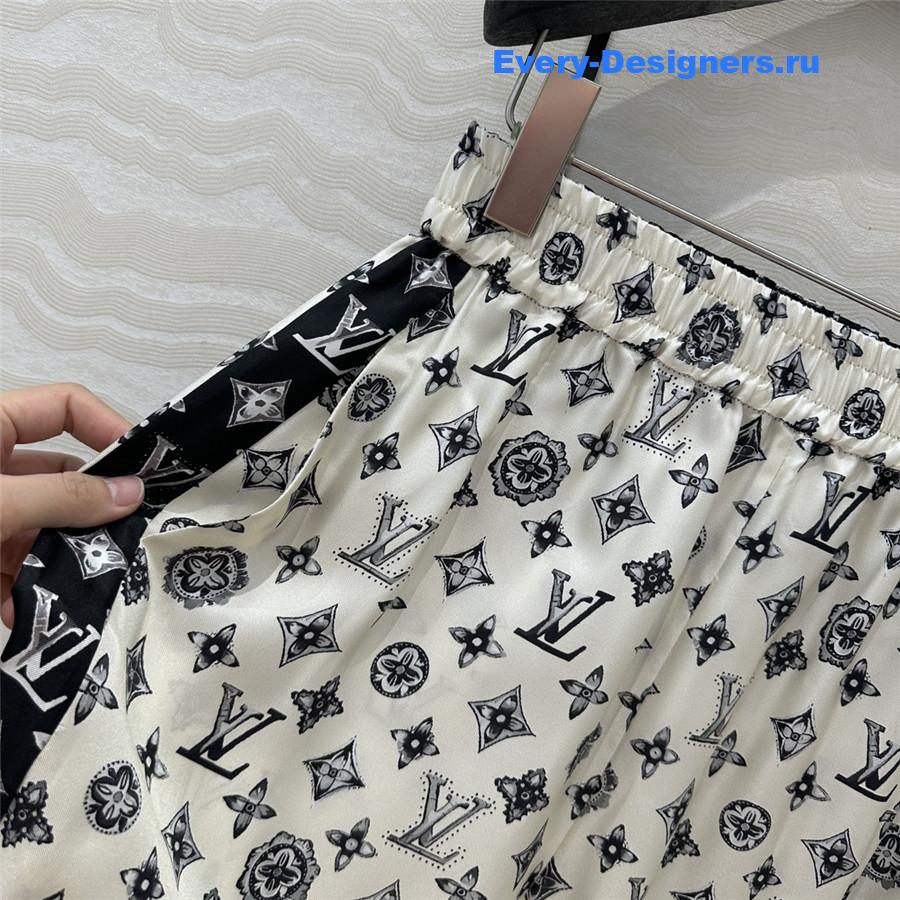 l0vis Vvtt0n lv printed silk pants