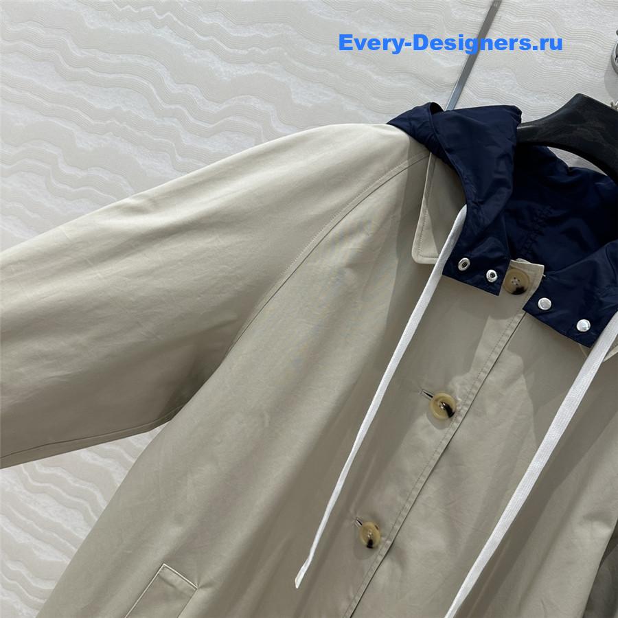 M1um1u jacket long windbreaker