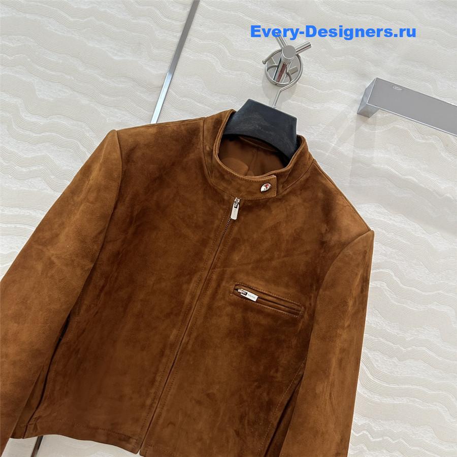 M1um1u leather jacket