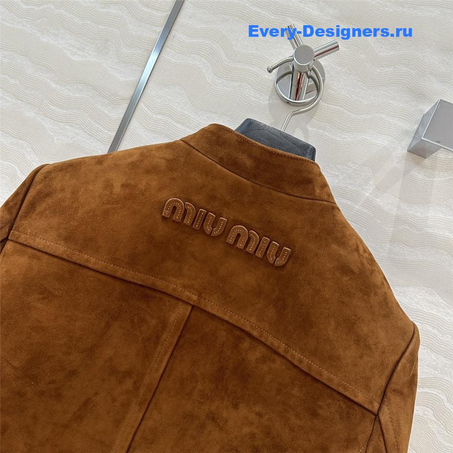 M1um1u leather jacket
