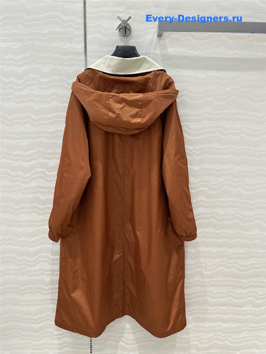 M1um1u jacket long trench coat