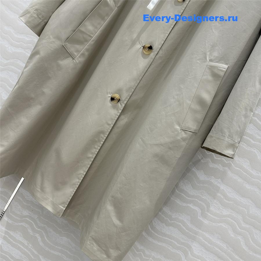 M1um1u jacket long trench coat